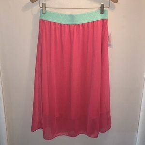 NWT LULAROE ‘LOLA’ Midi Skirt